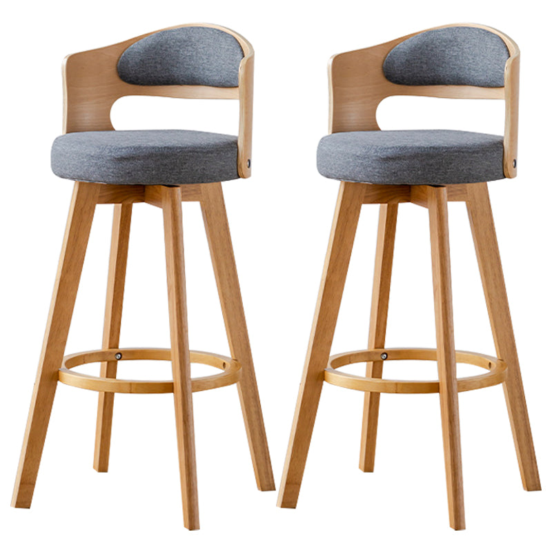 30.4 "bar scandinavo bar e sgabelli da soggiorno con legno massiccio