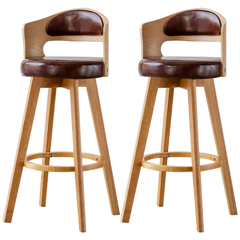 30.4 "bar scandinavo bar e sgabelli da soggiorno con legno massiccio