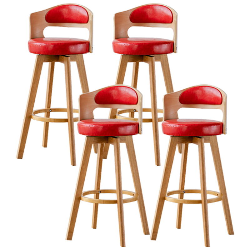 30.4 "bar scandinavo bar e sgabelli da soggiorno con legno massiccio