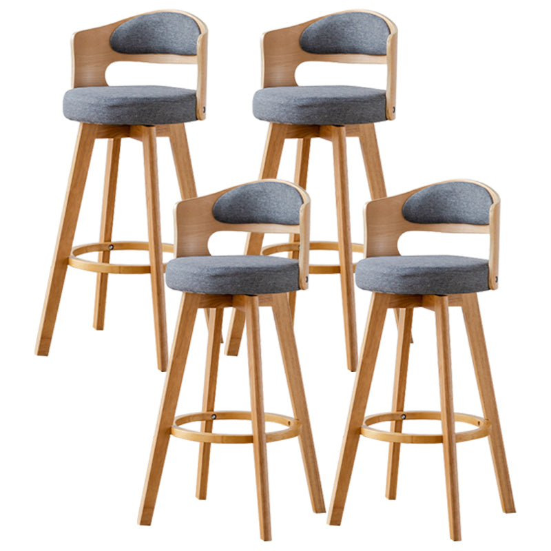 30.4 "bar scandinavo bar e sgabelli da soggiorno con legno massiccio