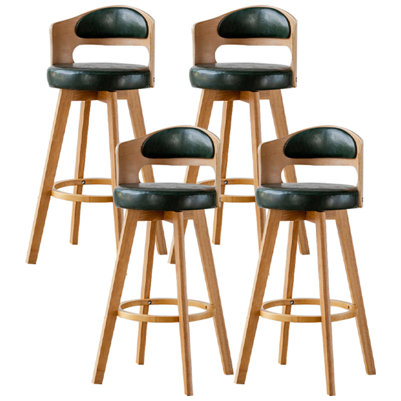 30.4 "bar scandinavo bar e sgabelli da soggiorno con legno massiccio