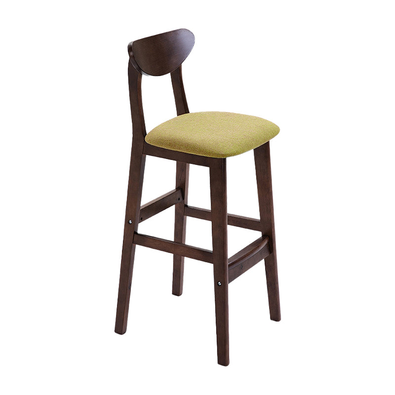 Scandinavian Counter Height Stools Living Room Barstools with Solid Wood