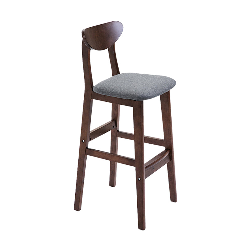 Scandinavian Counter Height Stools Living Room Barstools with Solid Wood