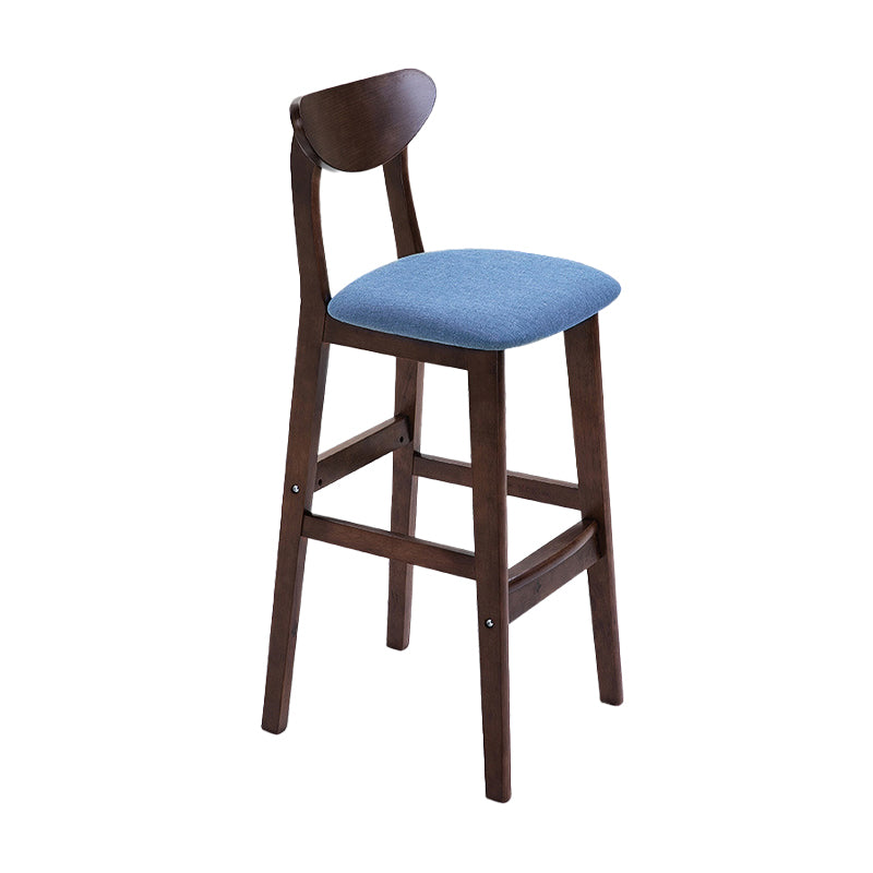 Scandinavian Counter Height Stools Living Room Barstools with Solid Wood