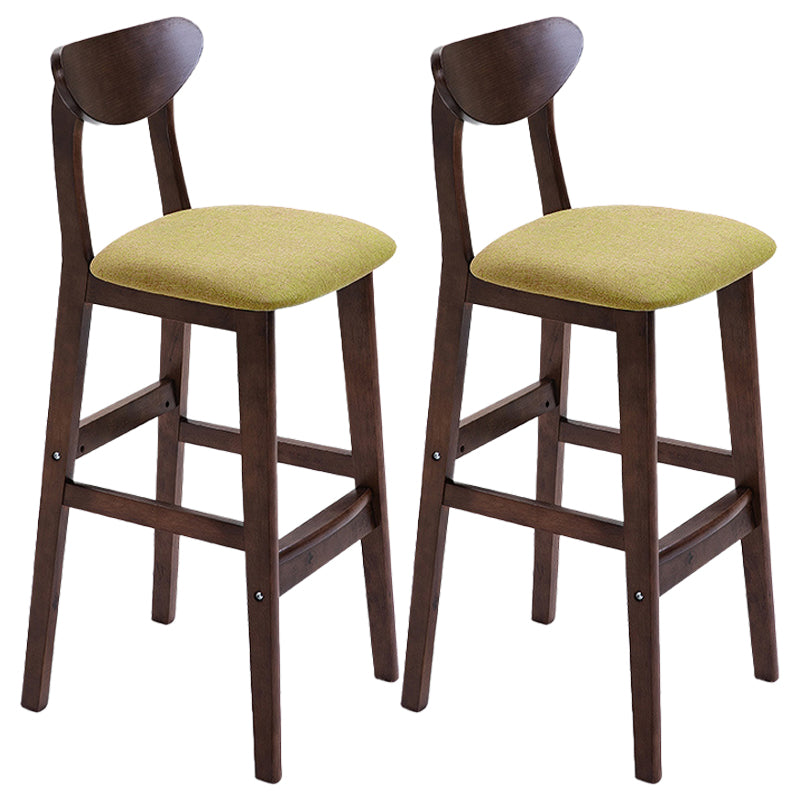 Scandinavian Counter Height Stools Living Room Barstools with Solid Wood