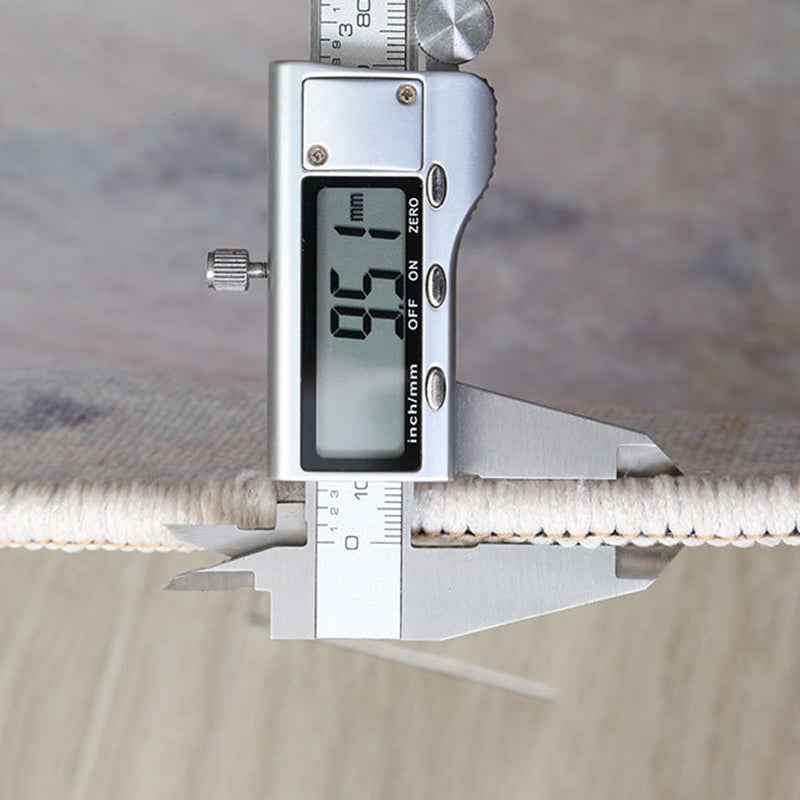 White Random Stripe Rug Polyester Modern Rug Washable Rug for Home Decor