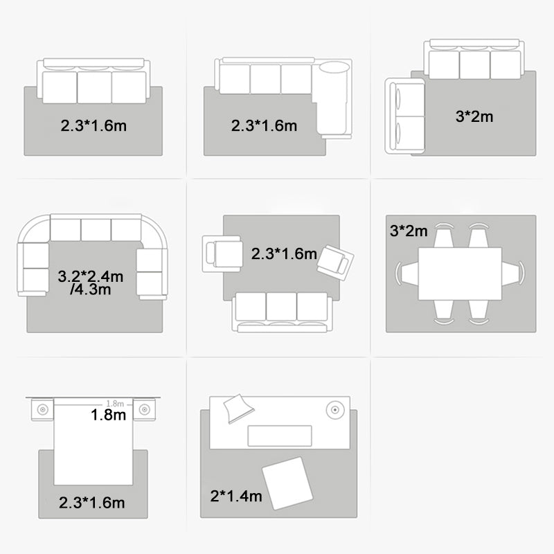 White Random Stripe Rug Polyester Modern Rug Washable Rug for Home Decor