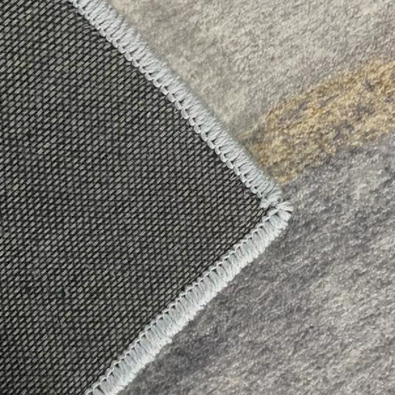 Pink Geometric Rug Polyester Modern Rug Stain Resistant Rug for Home Decoration