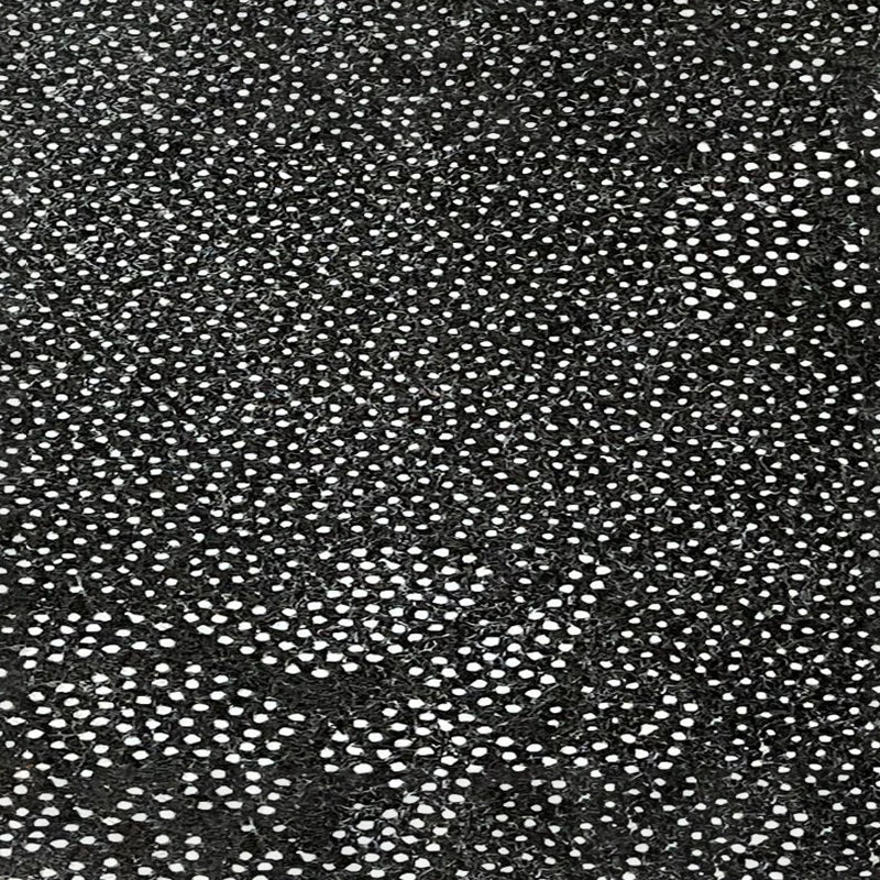 White Graphic Rug Polyester Modern Rug Stain Resistant Rug for Living Room