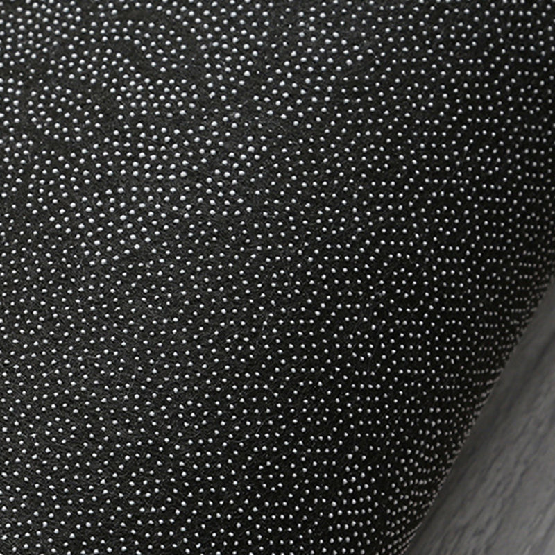 Rapis moderne Black MODER POLYESTER Tapis lavable pour le salon