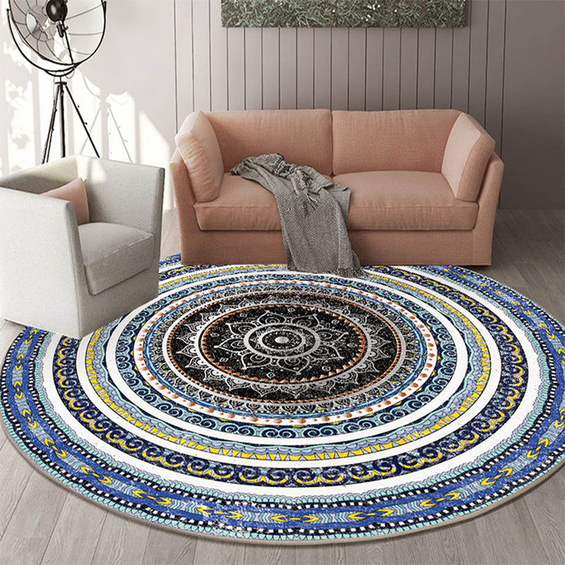 Teppich im marokkanischen Teppichpolyester Teppich nicht rutschfestem Innenteppich