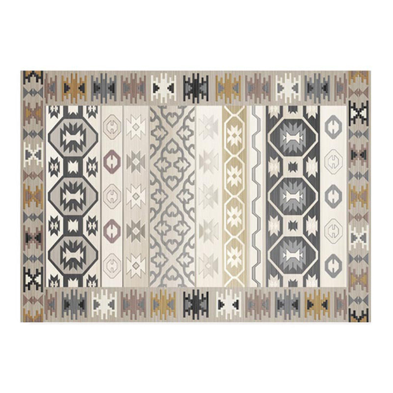 Alfombra de la alfombra del área tribal de boho alfombra alfombra resistente a la alfombra para decoración del hogar