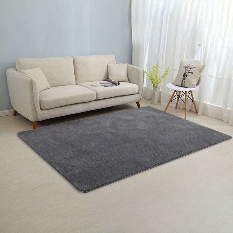 Tapis lavable en polyester moderne Tapis sans glissement pour salon pour le salon