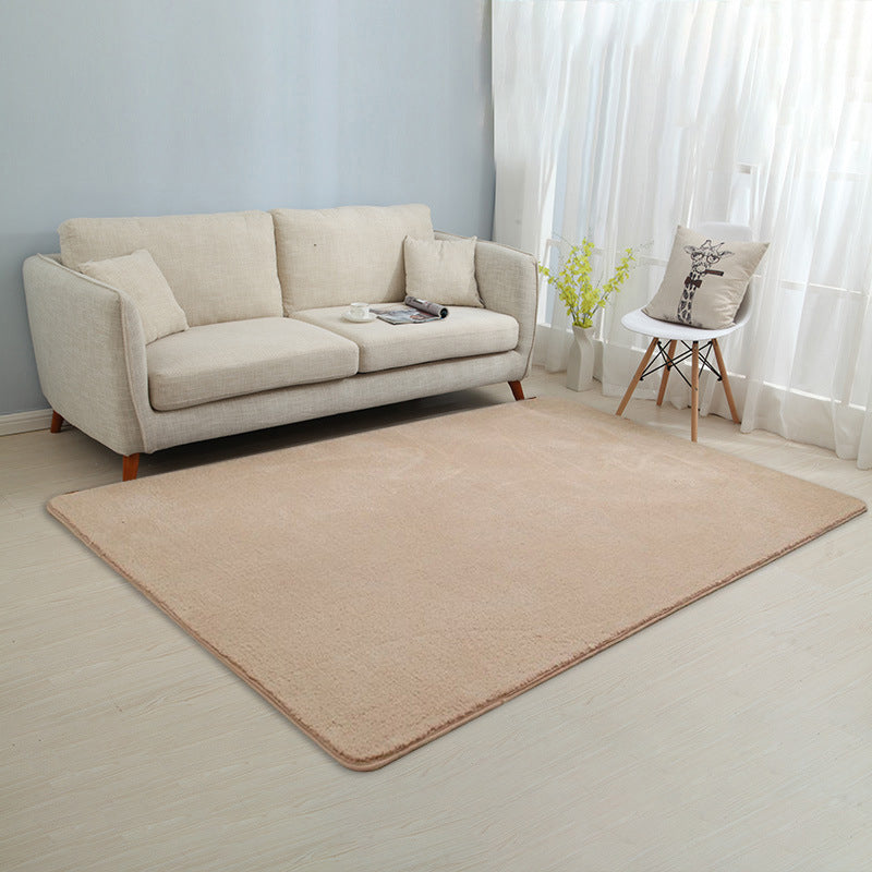 Tapis lavable en polyester moderne Tapis sans glissement pour salon pour le salon