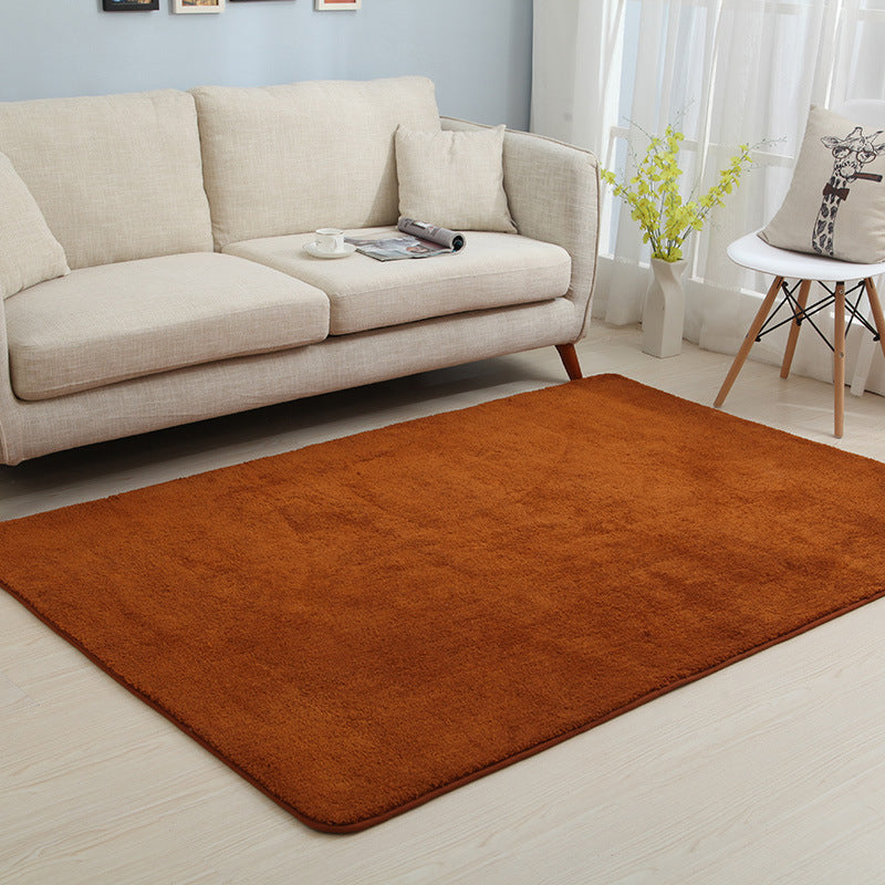 Tapis lavable en polyester moderne Tapis sans glissement pour salon pour le salon