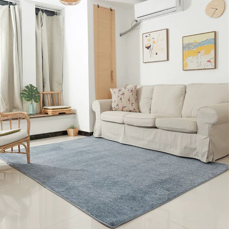 Colorful Area Rug Polyester Area Carpet Anti-Slip Easy Care Rug for Drawing Room
