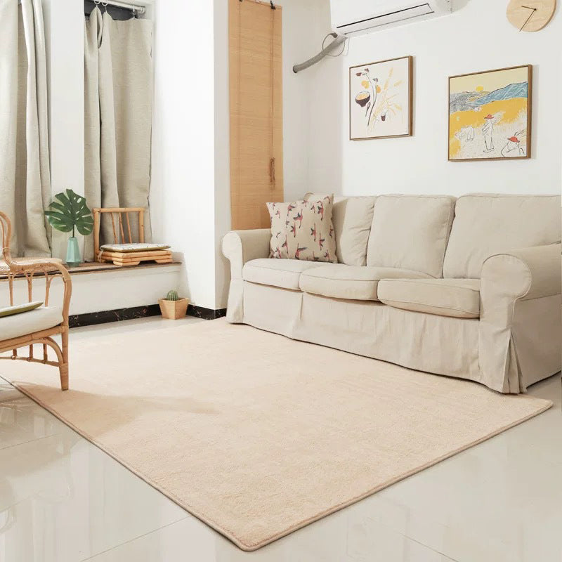 Colorful Area Rug Polyester Area Carpet Anti-Slip Easy Care Rug for Drawing Room