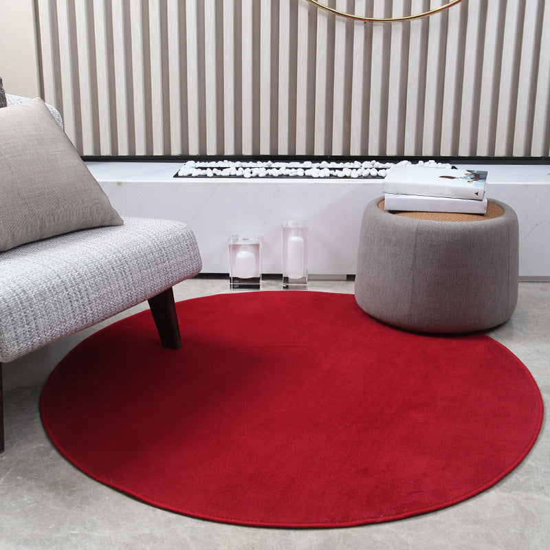 Tapis intérieur moderne Polyester tapis sans glissement lavable pour le salon