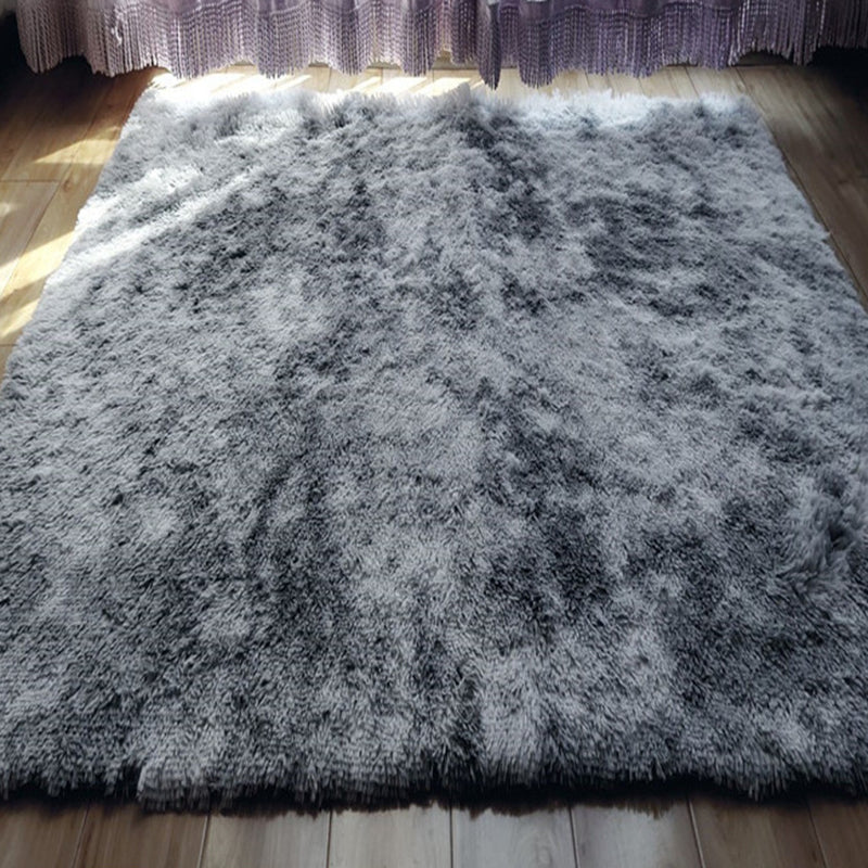 Tie-Dyed Shag Area Rug Polyester Indoor Carpet Pet Friendly Rug for Home Decoration