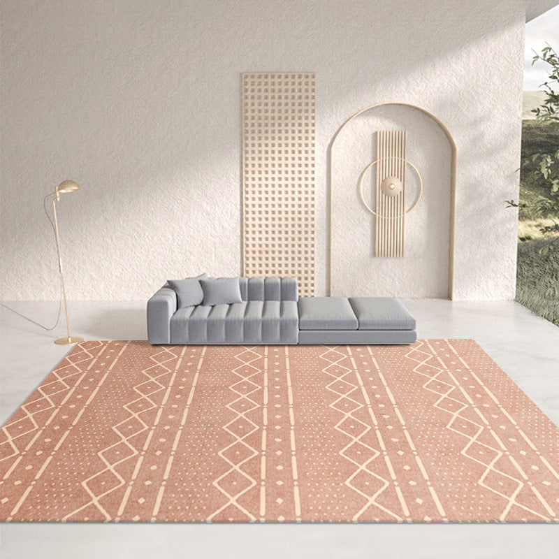 Marokko Area Teppich Polyester Tribalmuster Teppich Anti-Rutsch-Backing Teppich für Wohnkultur