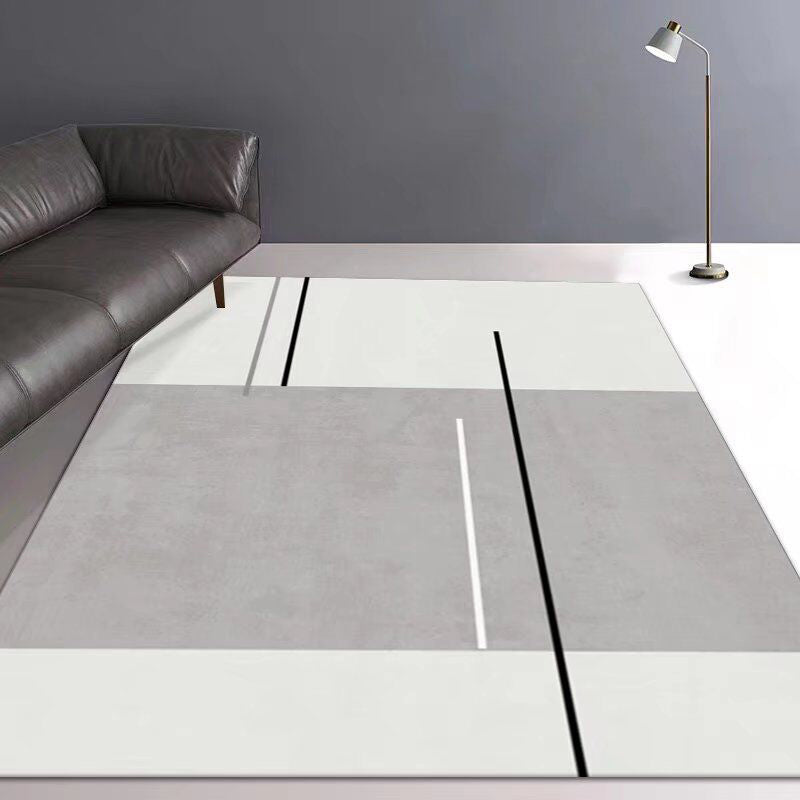 Contemporary Rug Polyester Wabi-sabi Rug Non-Slip Backing Rug for Living Room