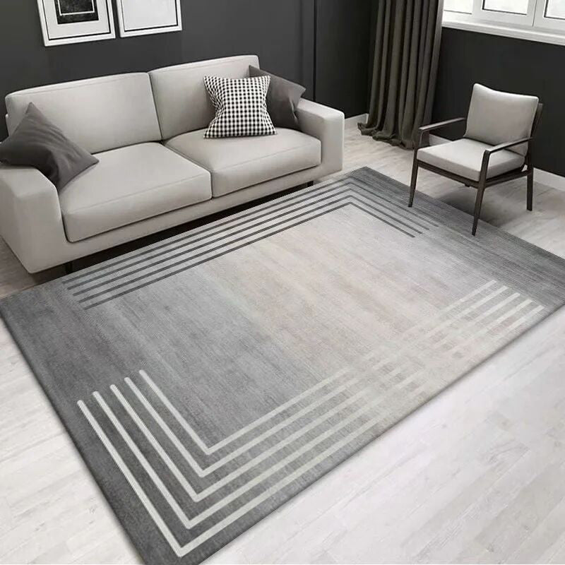 Contemporary Rug Polyester Wabi-sabi Rug Non-Slip Backing Rug for Living Room