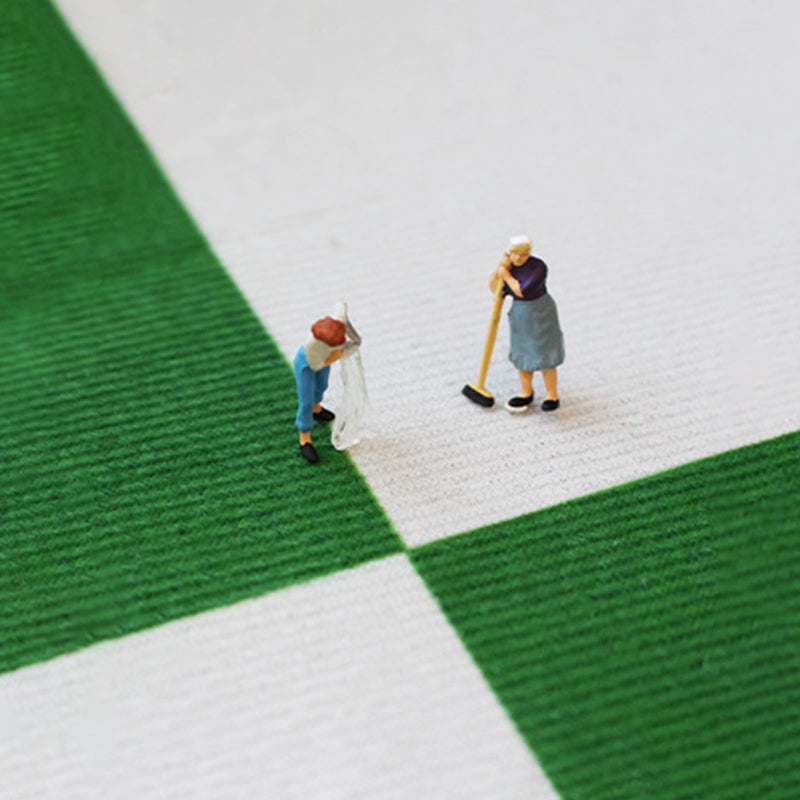 Contemporary Rug Polyester Wabi-sabi Rug Non-Slip Backing Rug for Living Room