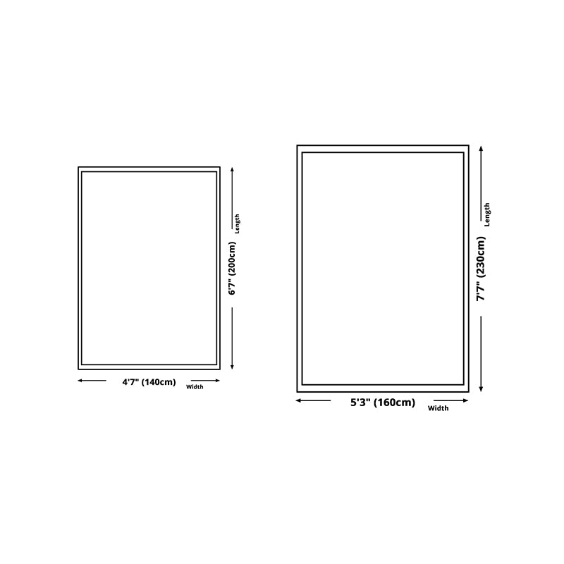 Contemporary Rug Polyester Wabi-sabi Rug Non-Slip Backing Rug for Living Room