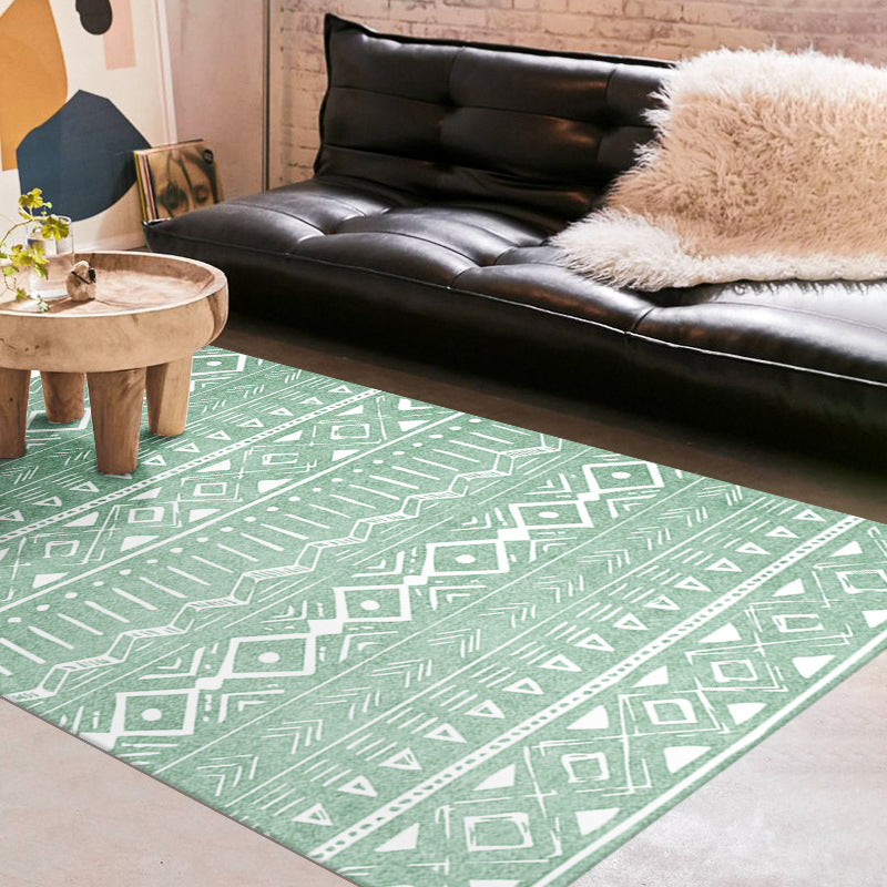 Traditional Home Decoration Carpet Southwestern Pattern Rug Polyester Indoor Carpet