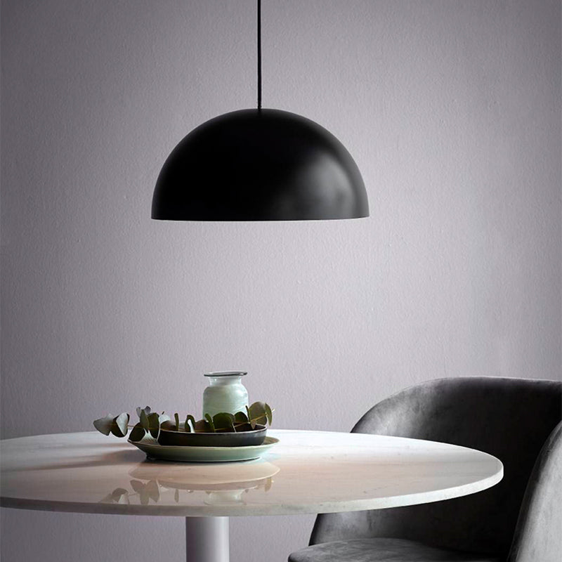 Bowl Shade Hanging LightingModern Style Metal Pendant Light Pendant For Milk Tea Shop