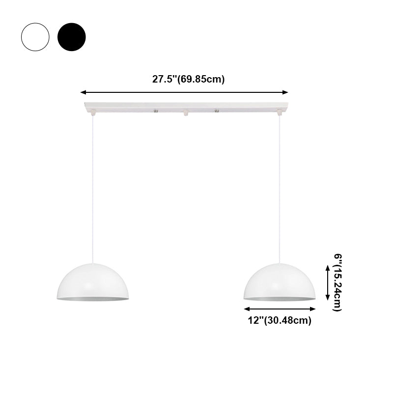 Bowl Shade Hanging LightingModern Style Metal Pendant Light Pendant For Milk Tea Shop