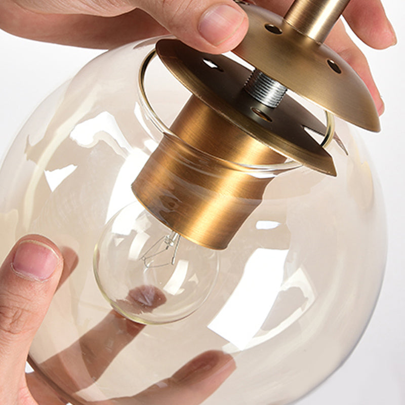Moderne Stil kugelförmiger Wandmontaglampe Metall 1 Lichtwandbeleuchtung Ideen