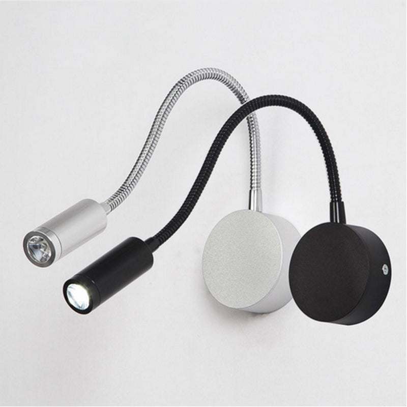 Moderner Stil Geometrischer Wandmontagelampe Metall 1 Leichte Leseblampe