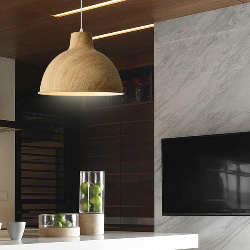 Bowl Shape Hanging Lighting Modern Style Metal 1 Light Sconce Lamp for Home Stay