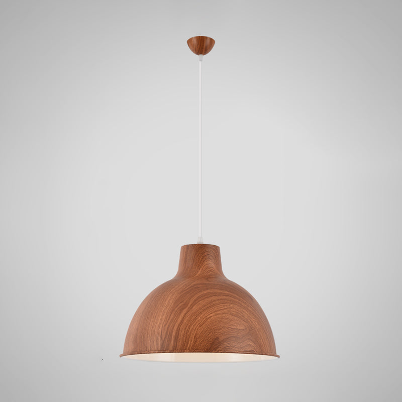 Bowl Shape Hanging Lighting Modern Style Metal 1 Light Light Sconce lampe pour le séjour à la maison