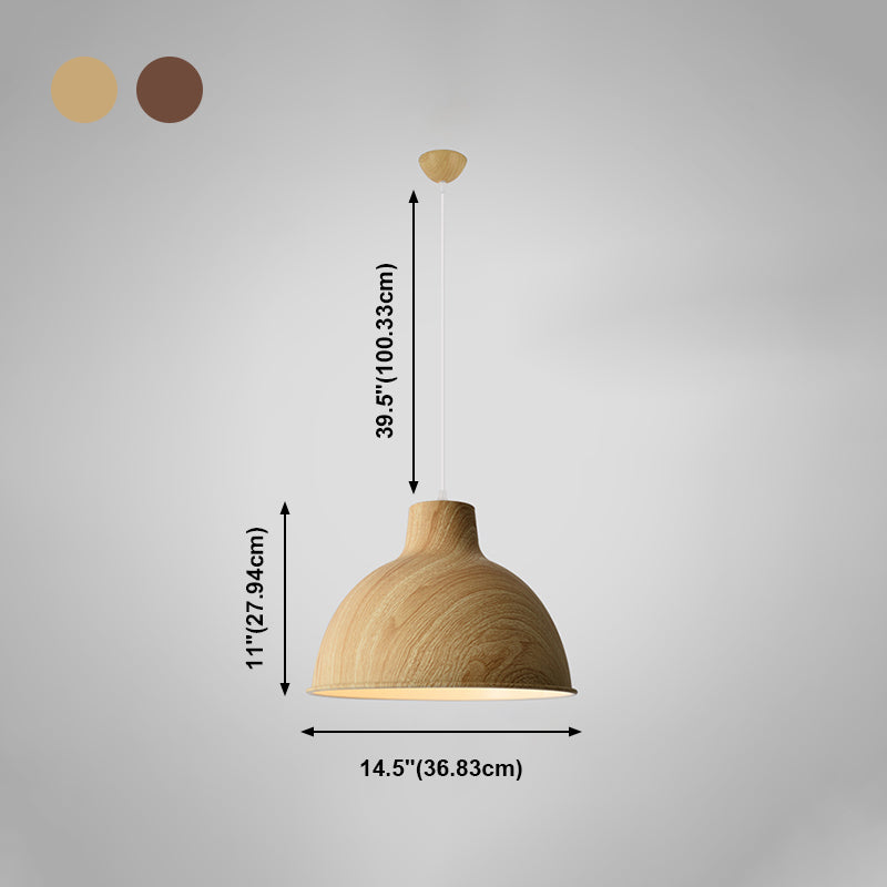 Bowl Shape Hanging Lighting Modern Style Metal 1 Light Sconce Lamp for Home Stay