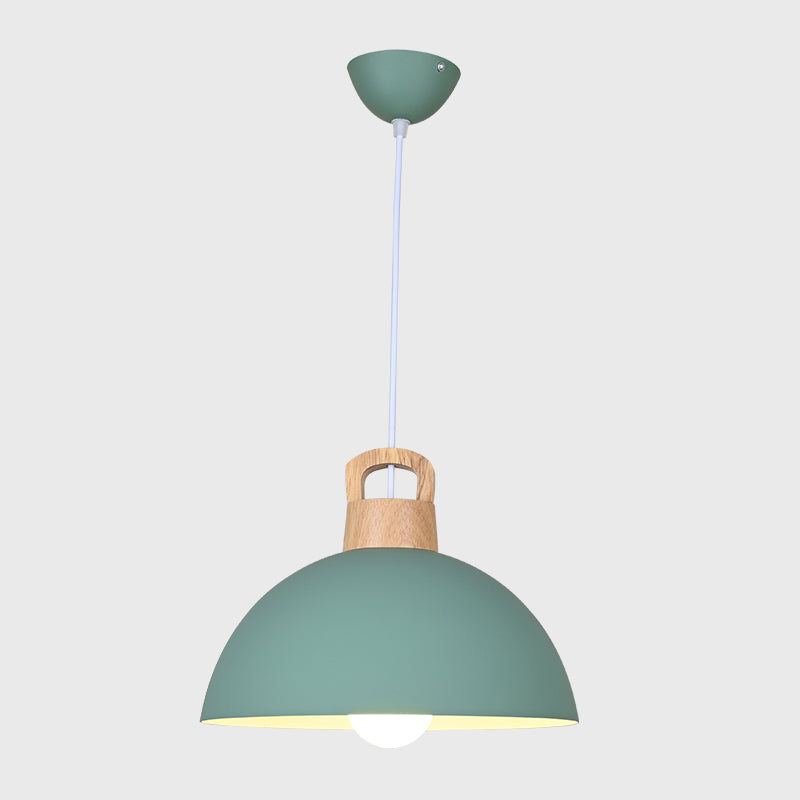 Bowl Shape Hanging Lighting Modern Style Metal 1 suspension légère pour salle à manger