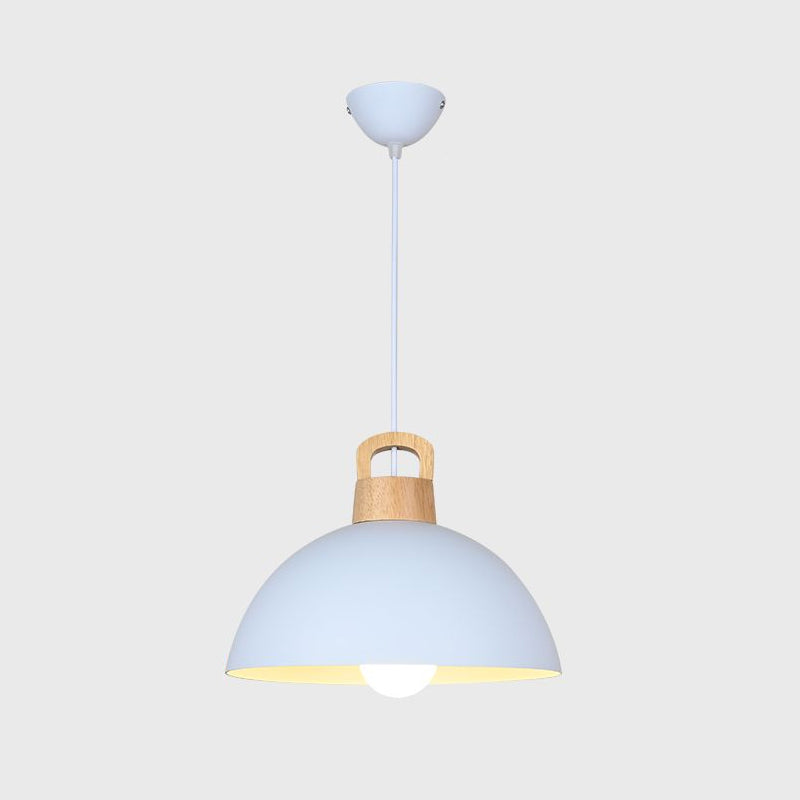 Bowl Shape Hanging Lighting Modern Style Metal 1 suspension légère pour salle à manger