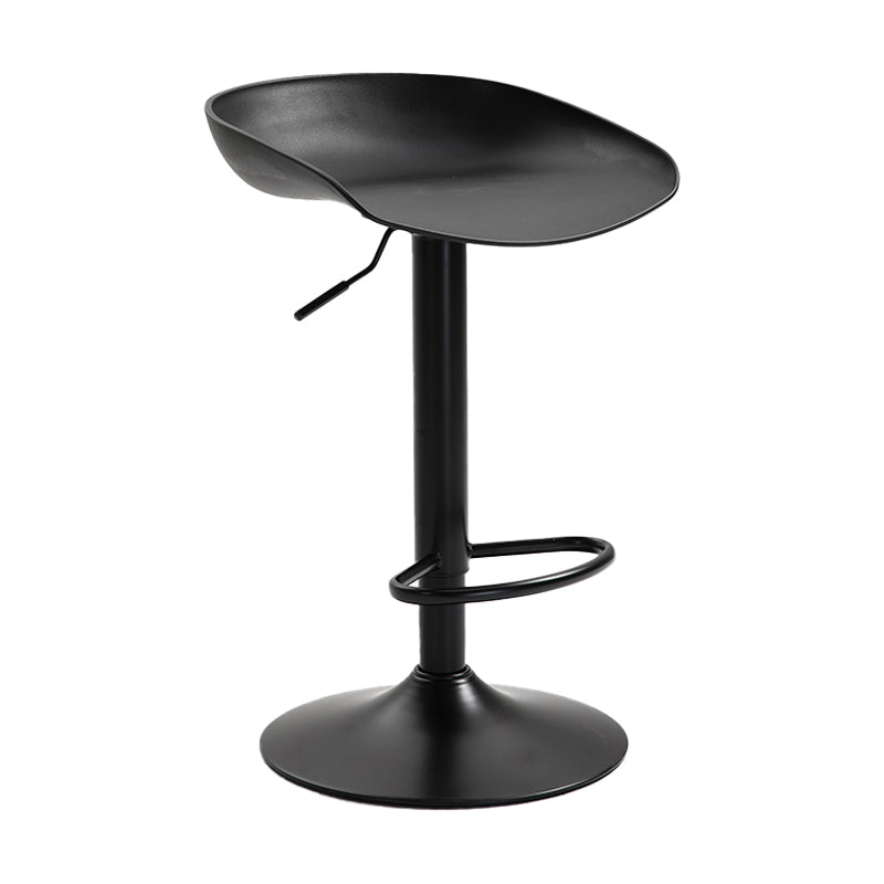 Industrial Style Plastic Seats Barstool Rotating Lifting Metal Leg Bar Stool for Indoor