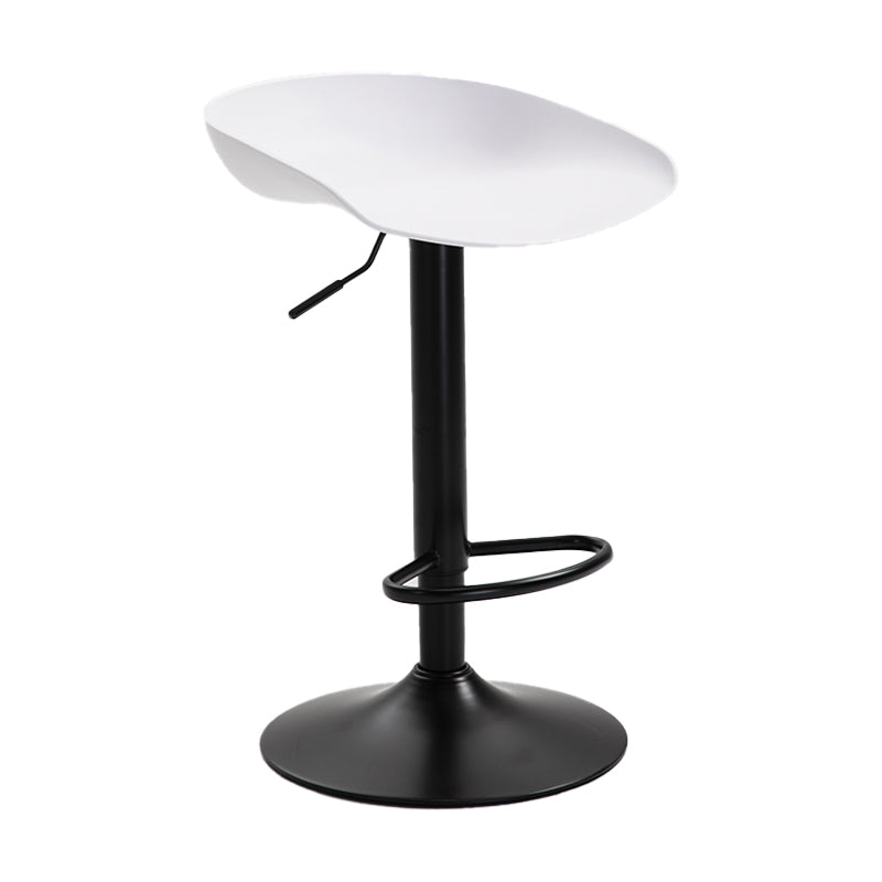 Industrial Style Plastic Seats Barstool Rotating Lifting Metal Leg Bar Stool for Indoor