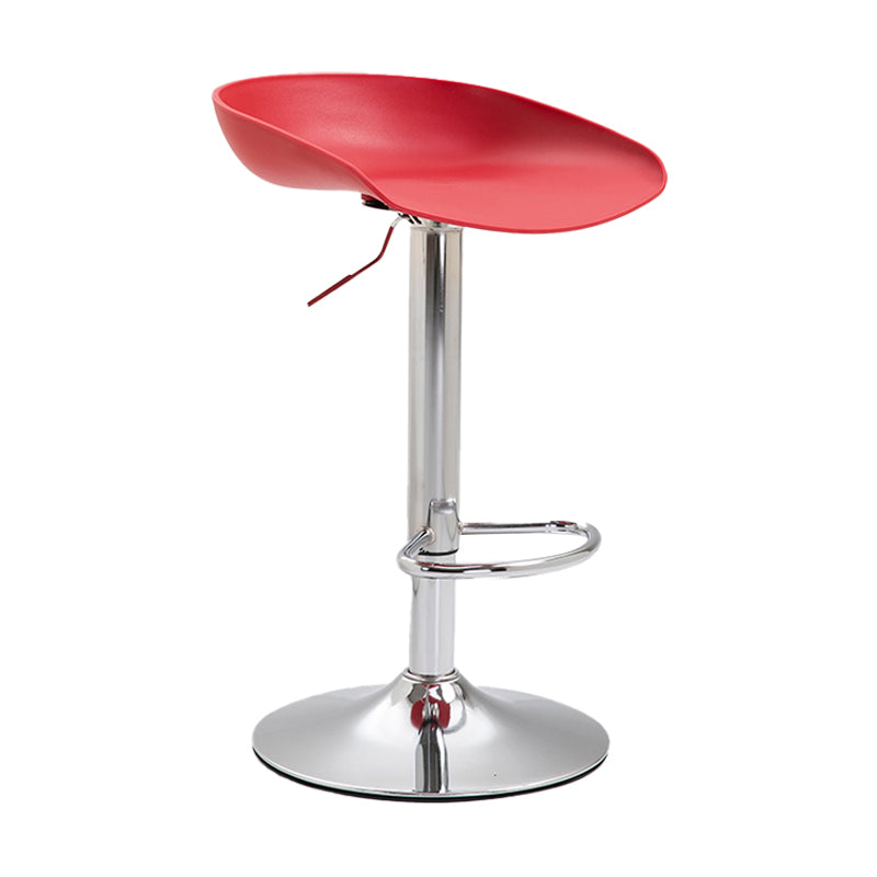 Industrial Style Plastic Seats Barstool Rotating Lifting Metal Leg Bar Stool for Indoor