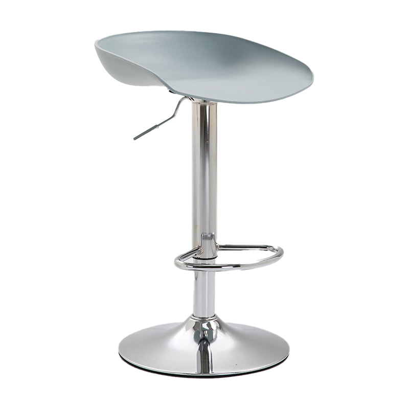 Industrial Style Plastic Seats Barstool Rotating Lifting Metal Leg Bar Stool for Indoor