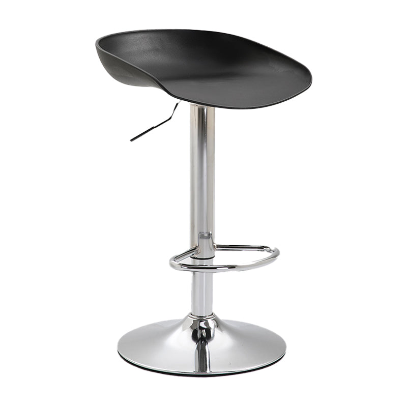 Industrial Style Plastic Seats Barstool Rotating Lifting Metal Leg Bar Stool for Indoor