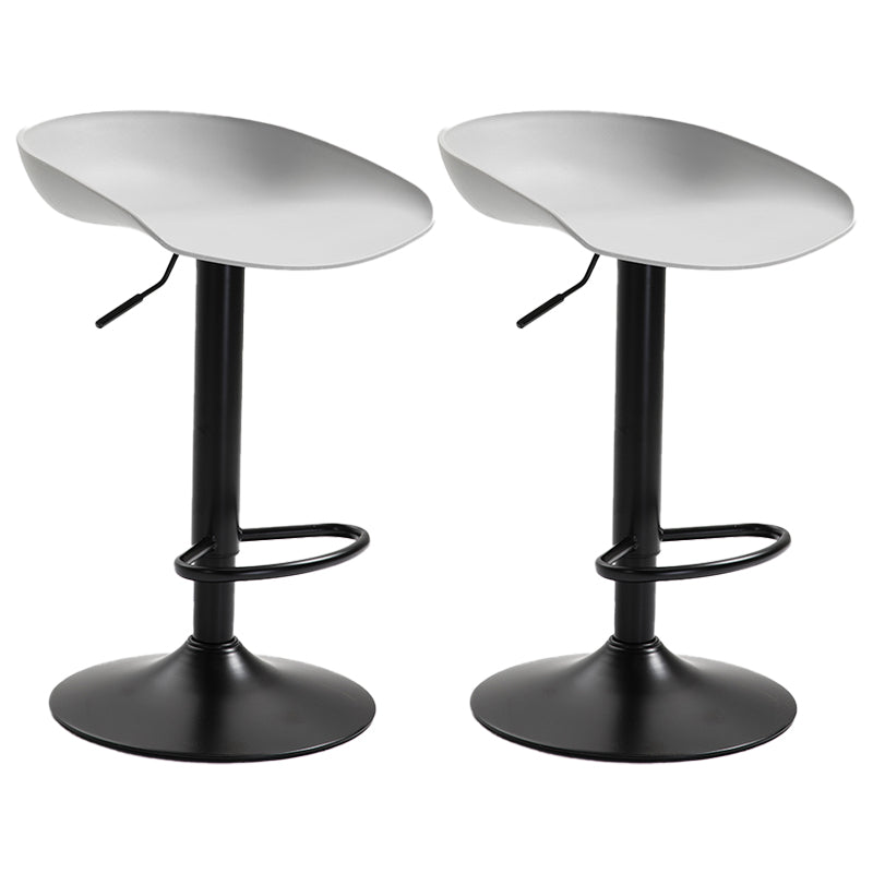 Industrial Style Plastic Seats Barstool Rotating Lifting Metal Leg Bar Stool for Indoor