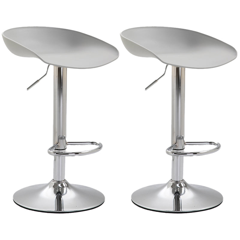Industrial Style Plastic Seats Barstool Rotating Lifting Metal Leg Bar Stool for Indoor
