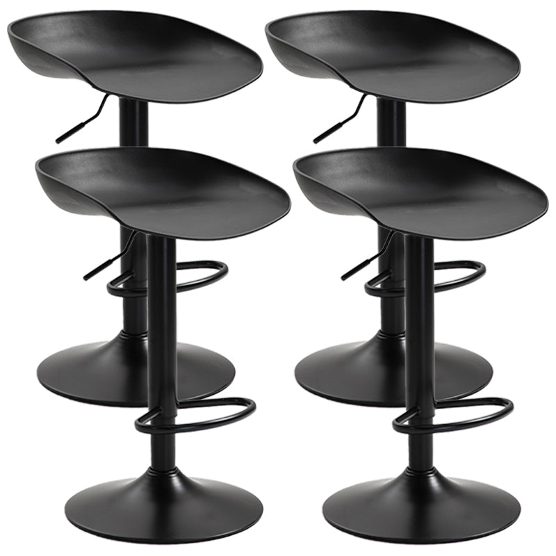 Industrial Style Plastic Seats Barstool Rotating Lifting Metal Leg Bar Stool for Indoor