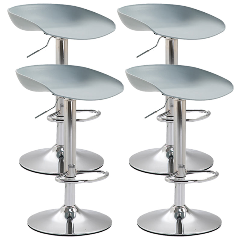 Industrial Style Plastic Seats Barstool Rotating Lifting Metal Leg Bar Stool for Indoor