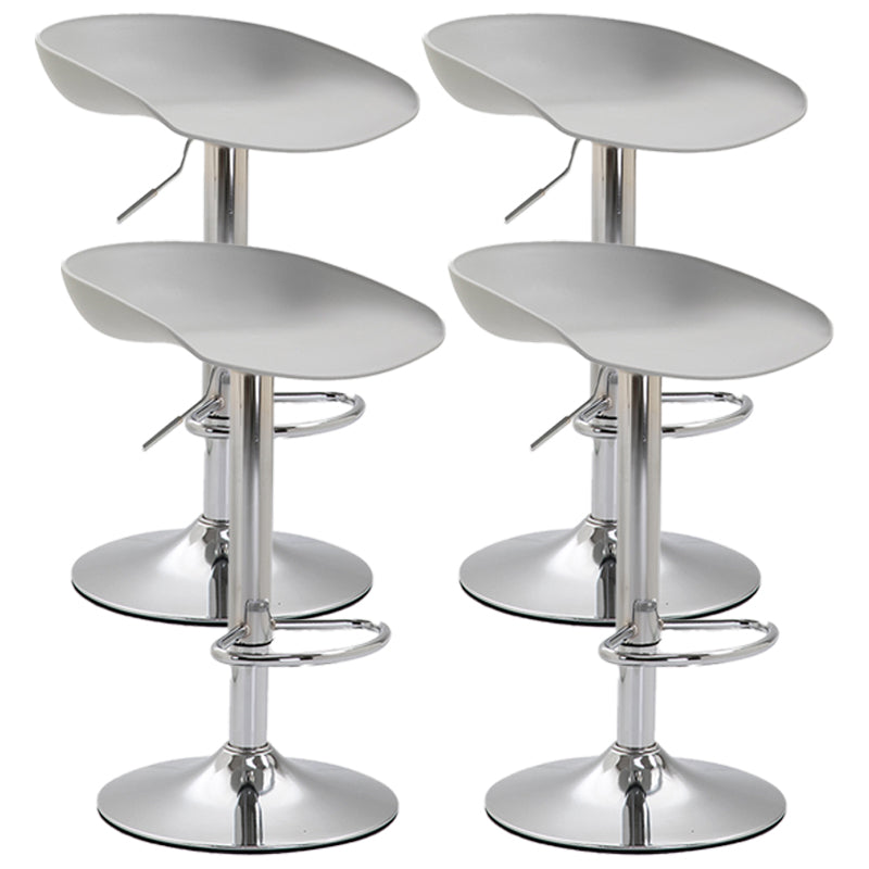 Industrial Style Plastic Seats Barstool Rotating Lifting Metal Leg Bar Stool for Indoor