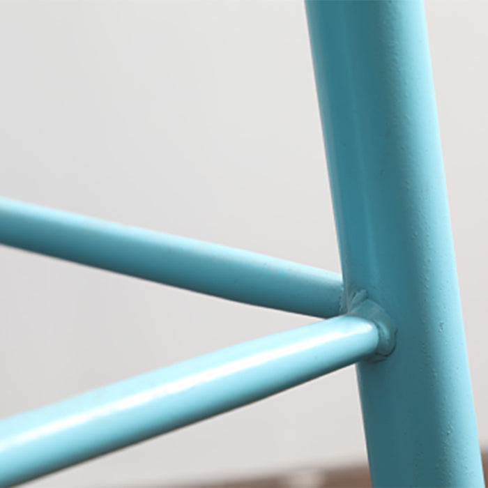 Scandinavian Style Acrylic Bar stool with Square Seat Counter Stool for Kitchen Bar