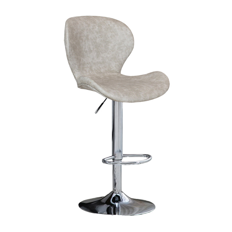 Nordic Indoor Barhocker, Metall, verstellbar, drehbar, hoher Hocker mit Polsterung